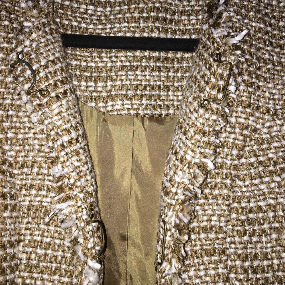 CAbi Brown Tweed Jacket Blazer Phoebe Boucle - Picture 5 of 6
